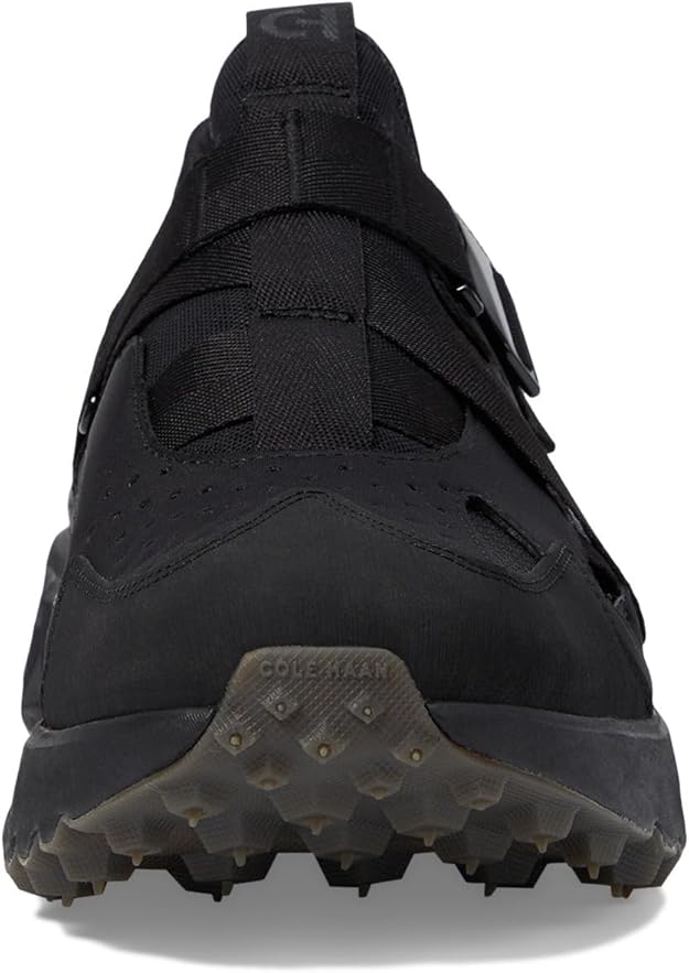 Cole Haan Men's 5zg Monk Strap Runner Sneaker, Black/Black, 11.5